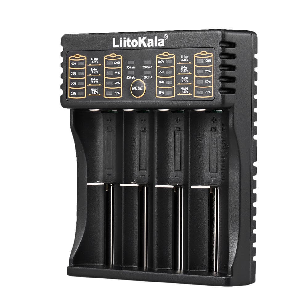 LiitoKala Lii-402 Smart Battery Charger 1.2V 3.7V 3.2V 3.85V AA/AAA for 18650 18490 18350 17670