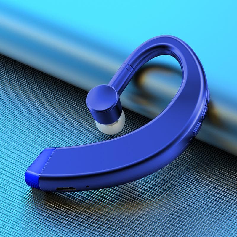 Bluetooth Earphones Over-the-ear Wireless Ultra-long Endurance Sports In-ear Noise-cancelling Earphones blue