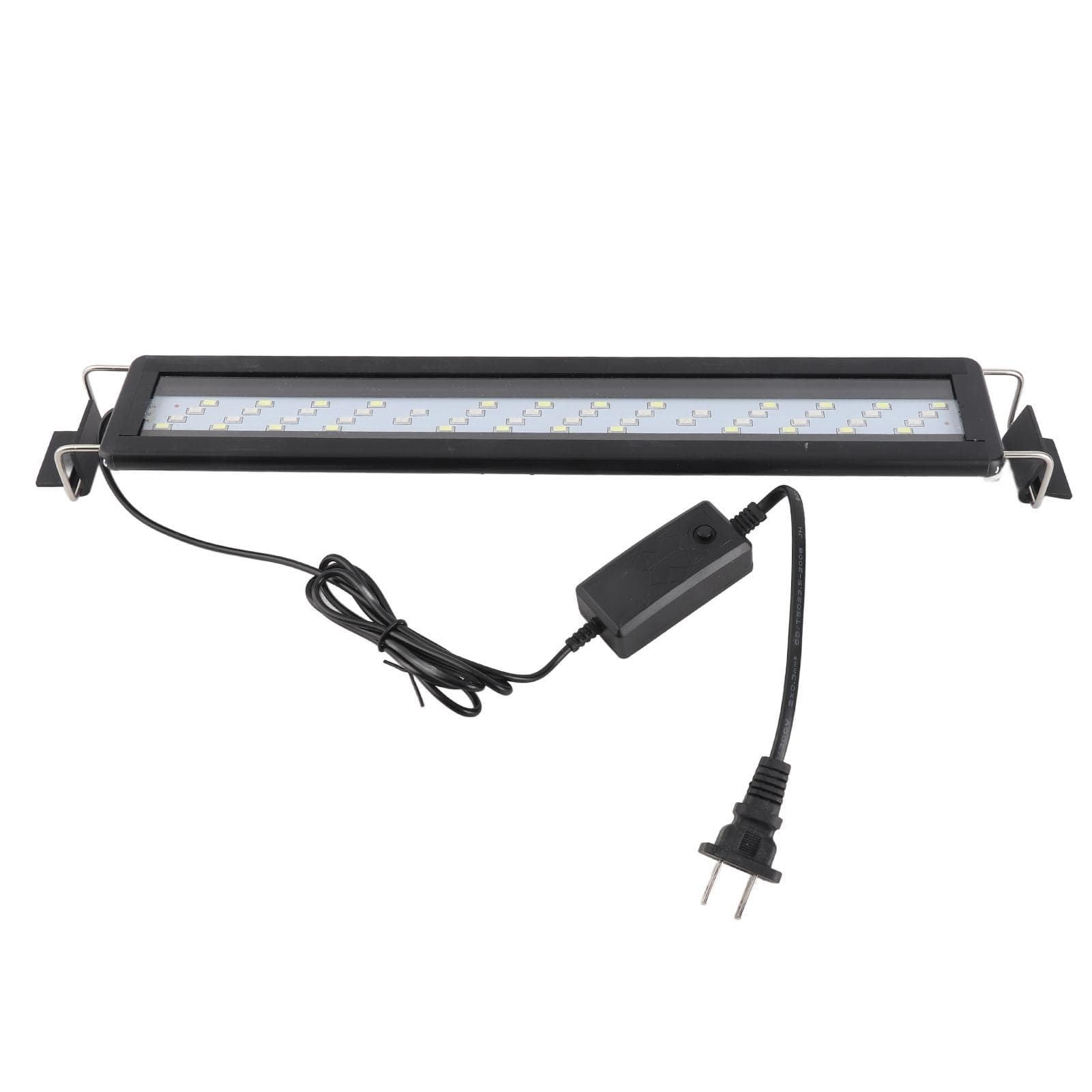 LED Aquarium Light 4 Rows Splashproof Ultrathin Fish Tank LED Color Changing Light with Extendable
