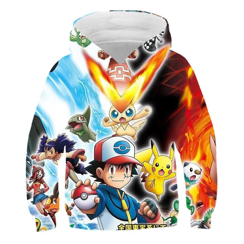 Fall/Winter 2022 Kids Cartoon Hoodie Sweatshirt Long Sleeve Kids Clothes Boys Girls Cool Tops 4-14 Years Old Streetwear 160