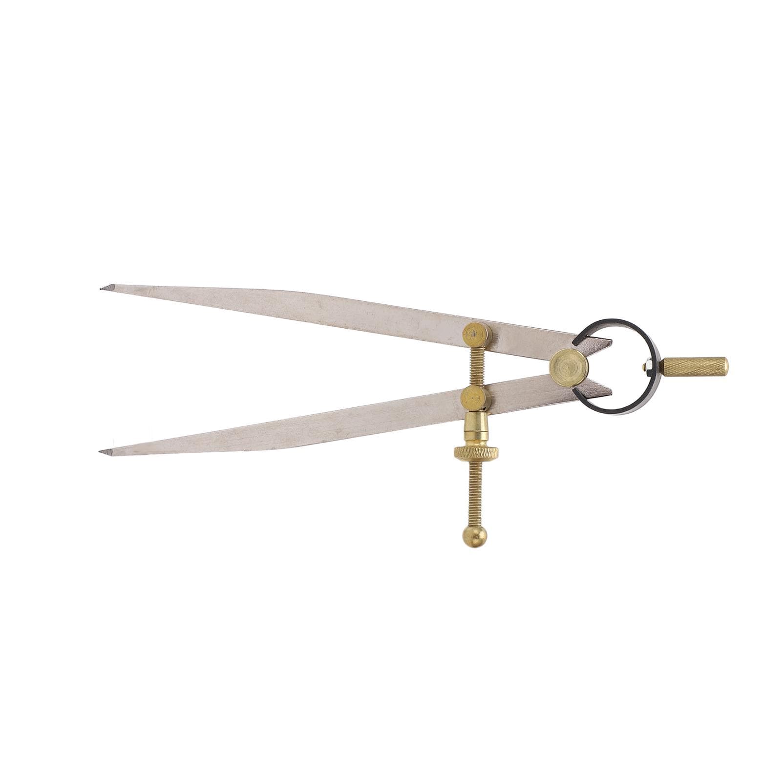 Wing Divider High Accuracy Rust Resistant Gold Adjustable Lockable Leather Divider Gauge for DIY 200mm
