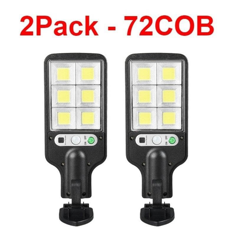 2022 Upgrade solar light 8000W high-power ultra bright solar street light motion sensor solar wall light courtyard garden decoration lighting 2pack