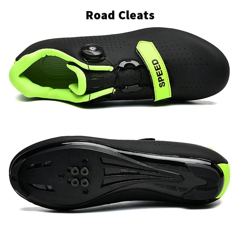 Cycling Sneakers Road Bike Cleat Shoes Men Mountain Racing Speed Sneakers Women Flat Bicycle Shoes Professional Outdoor Athletic Sports Bike Shoes 47 black gray