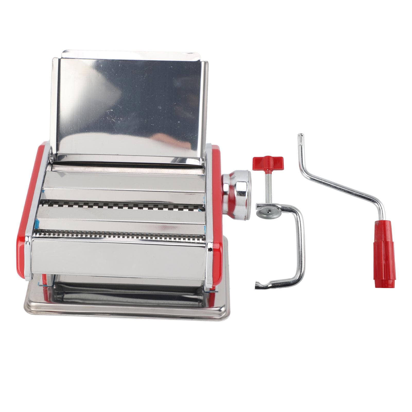 Pasta Maker Machine Stainless Steel Multifunctional Adjustable Thickness Settings Manual Roller L(for 6.5-9kg)
