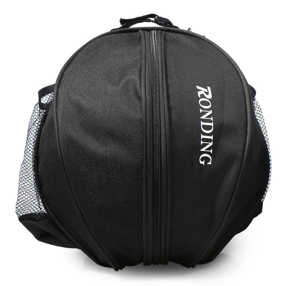 Sports Ball Round Bag Basketball Shoulder Bag Soccer Ball Football Volleyball Carrying Bag Travel black