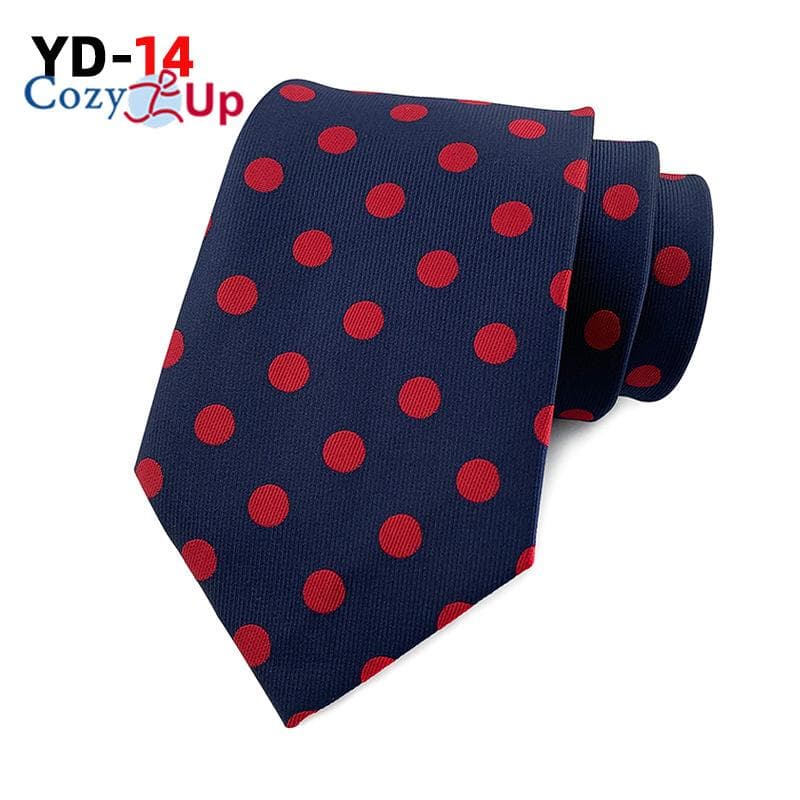 3.15 Fashion Wave Dot PaisleyTies Men Circle Dot Necktie for Wedding