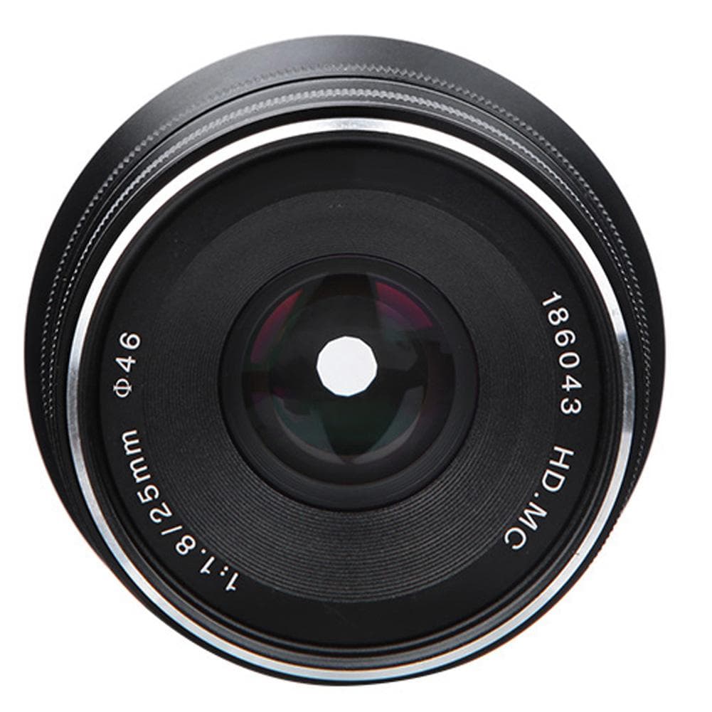 25mm F1.8 Manual Focus Lens for Fuji FX Mount Black black