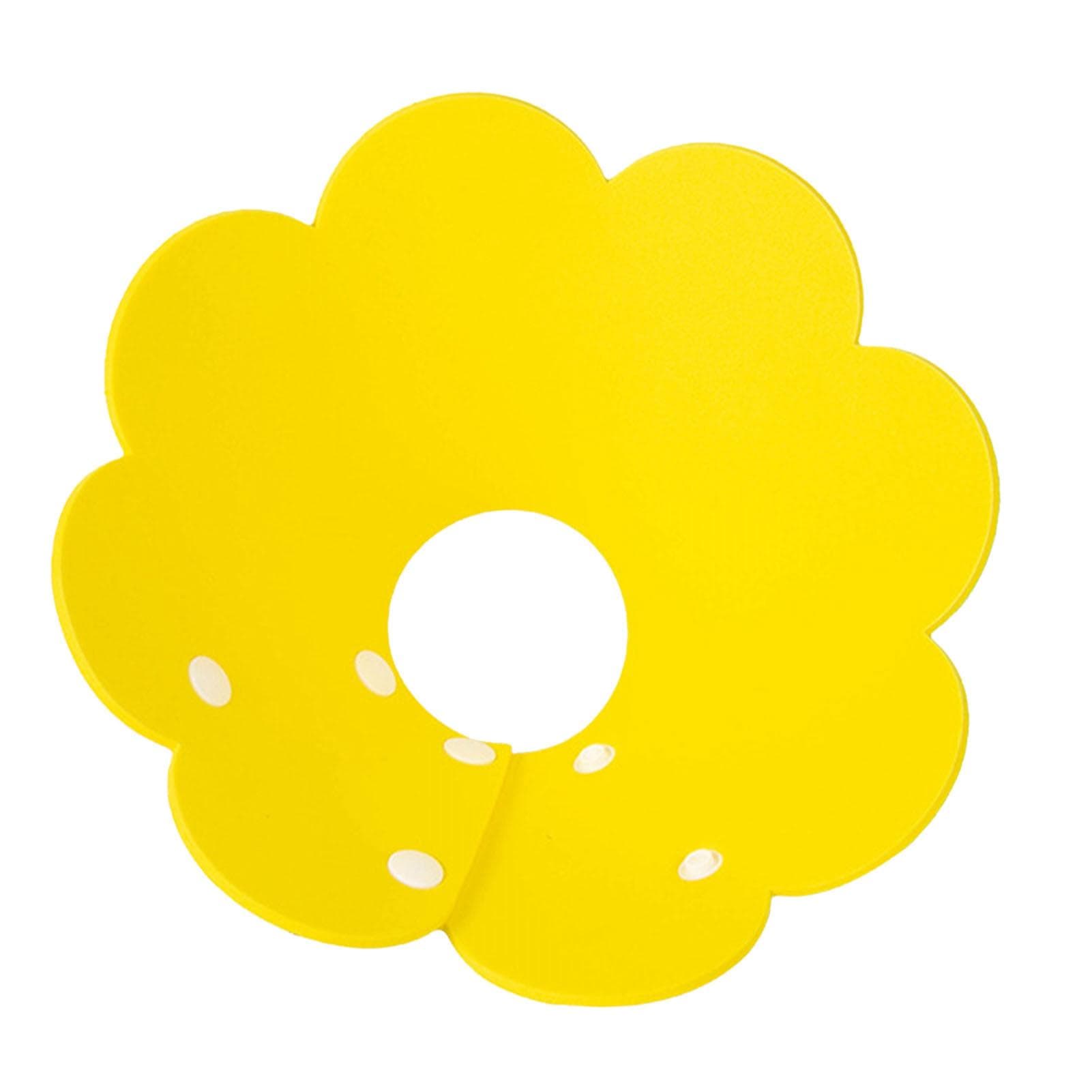 Sunflower Elizabeth Collar Cute Breathable Prevent Licking EVA Pet After Surgery Elizabeth Circle L(for 6.5-9kg)
