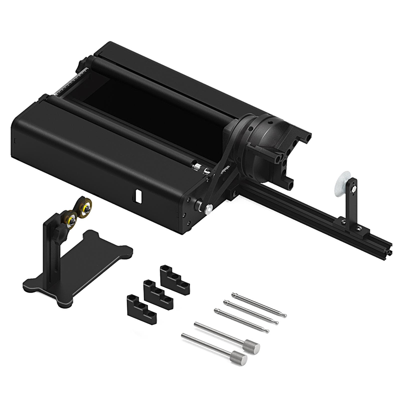 TwoTrees TR2 PRO 4in1 Yaxis Rotary Roller Multifunctional Laser Engraver Attachment Use for Column black