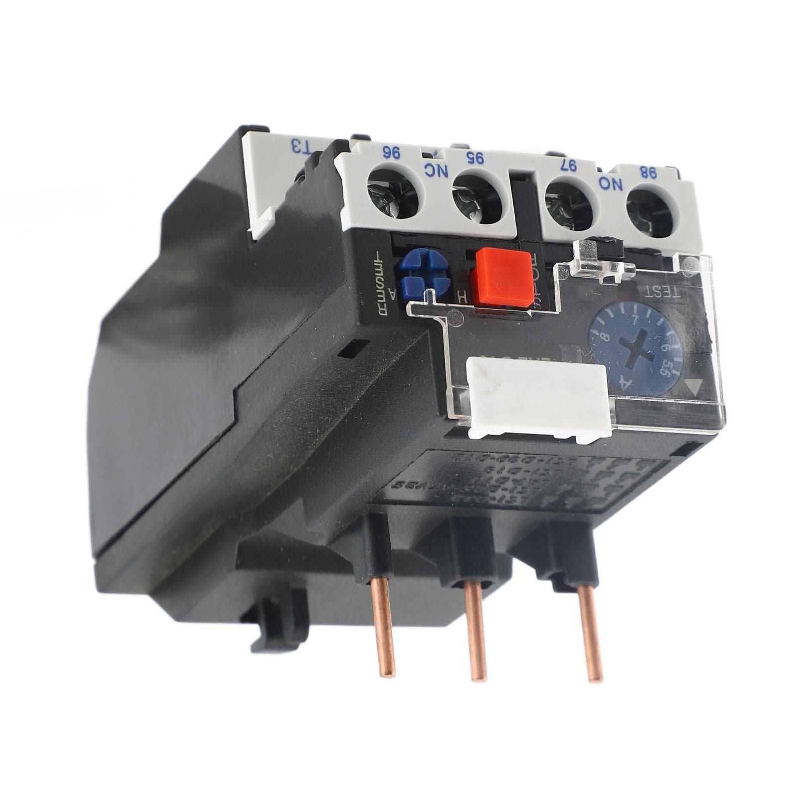 Thermal Overload Relay 5.5 To 8A 1 NO 1 NC Manual Automatic Reset Thermal Protector 750V