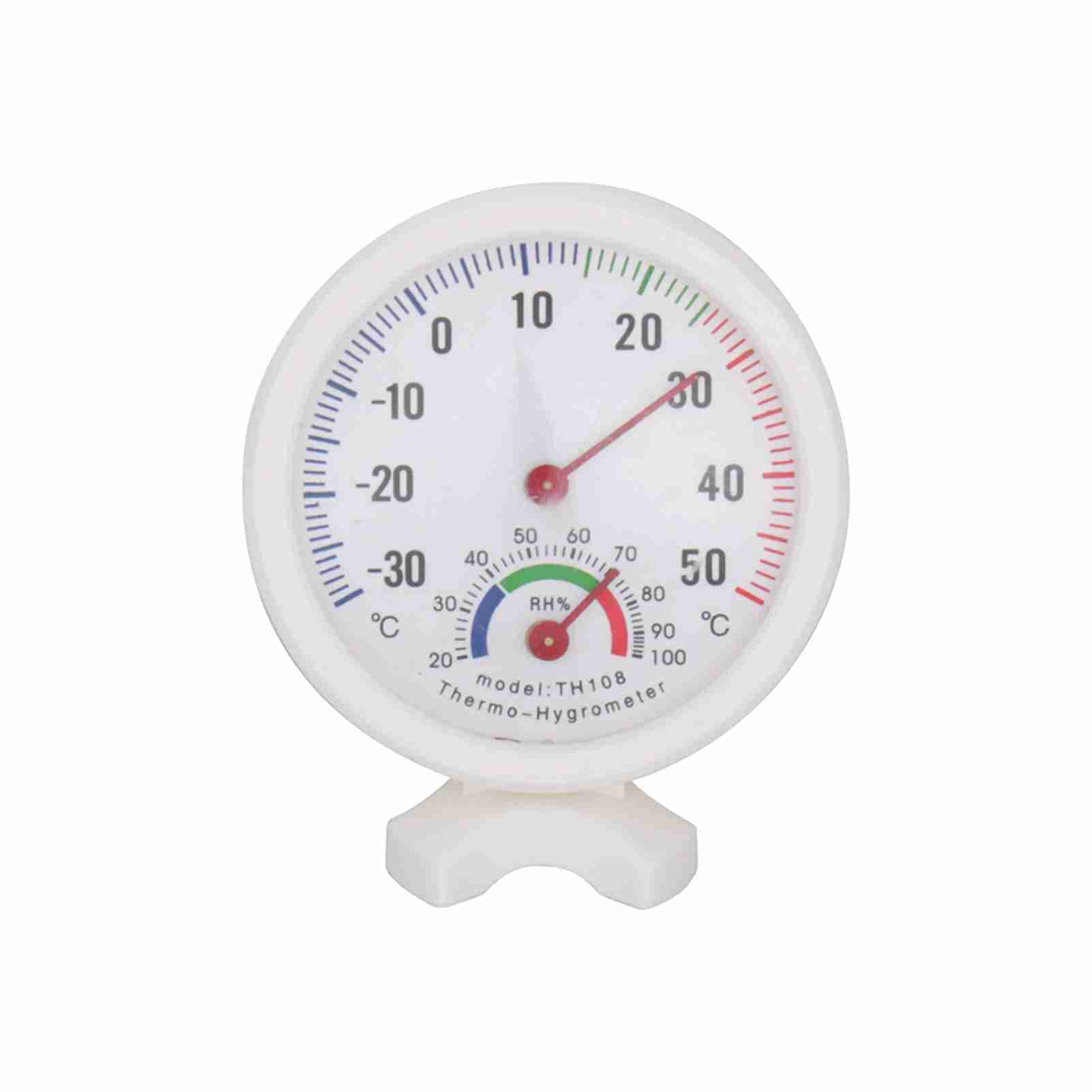 TH108 Indoor Analog Temperature Humidity Meter Thermometer Hygrometer -30~50 degrees C H