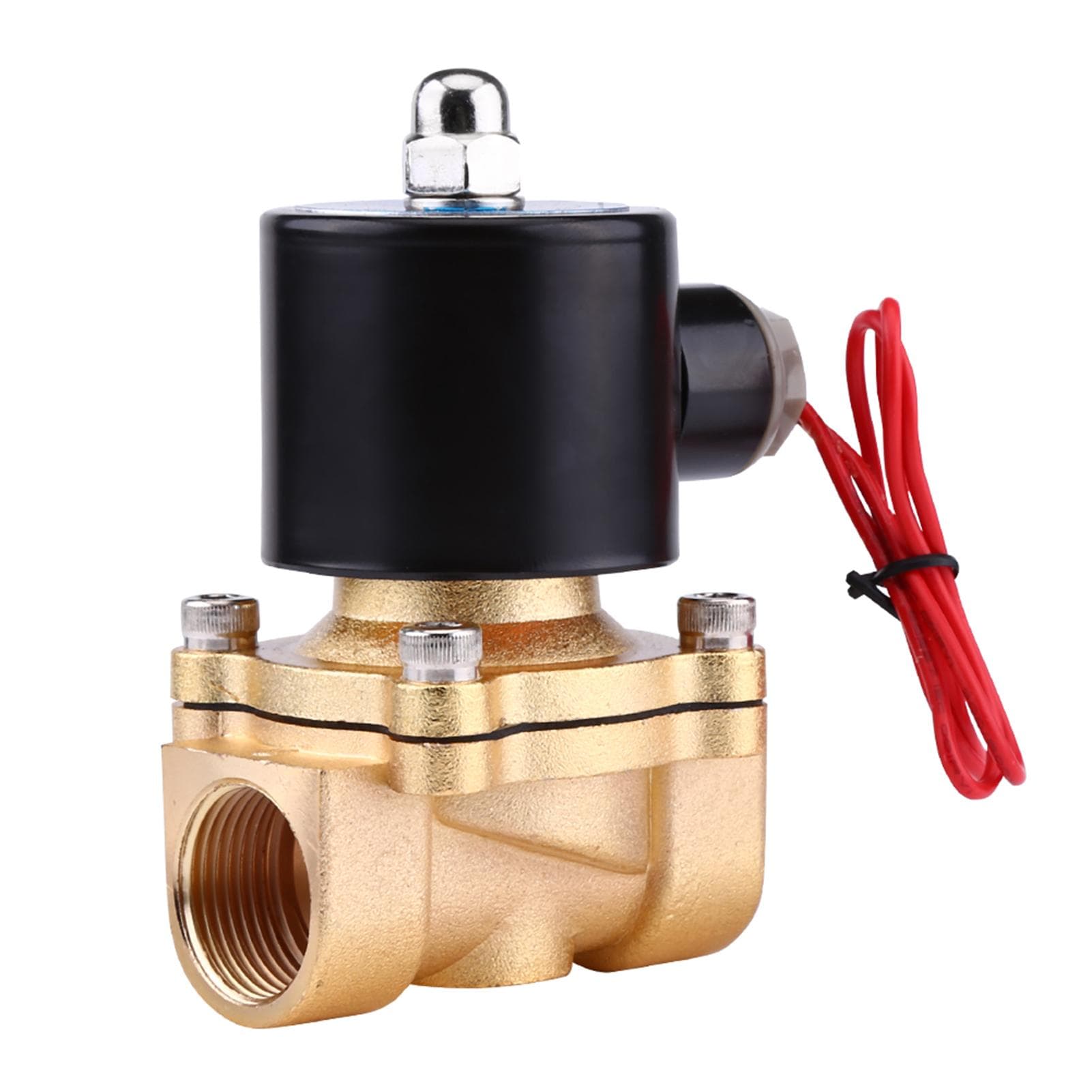 AC 220V 34 NC Electric Solenoid Valve Zinc Alloy Body for Water Oil Air Gas