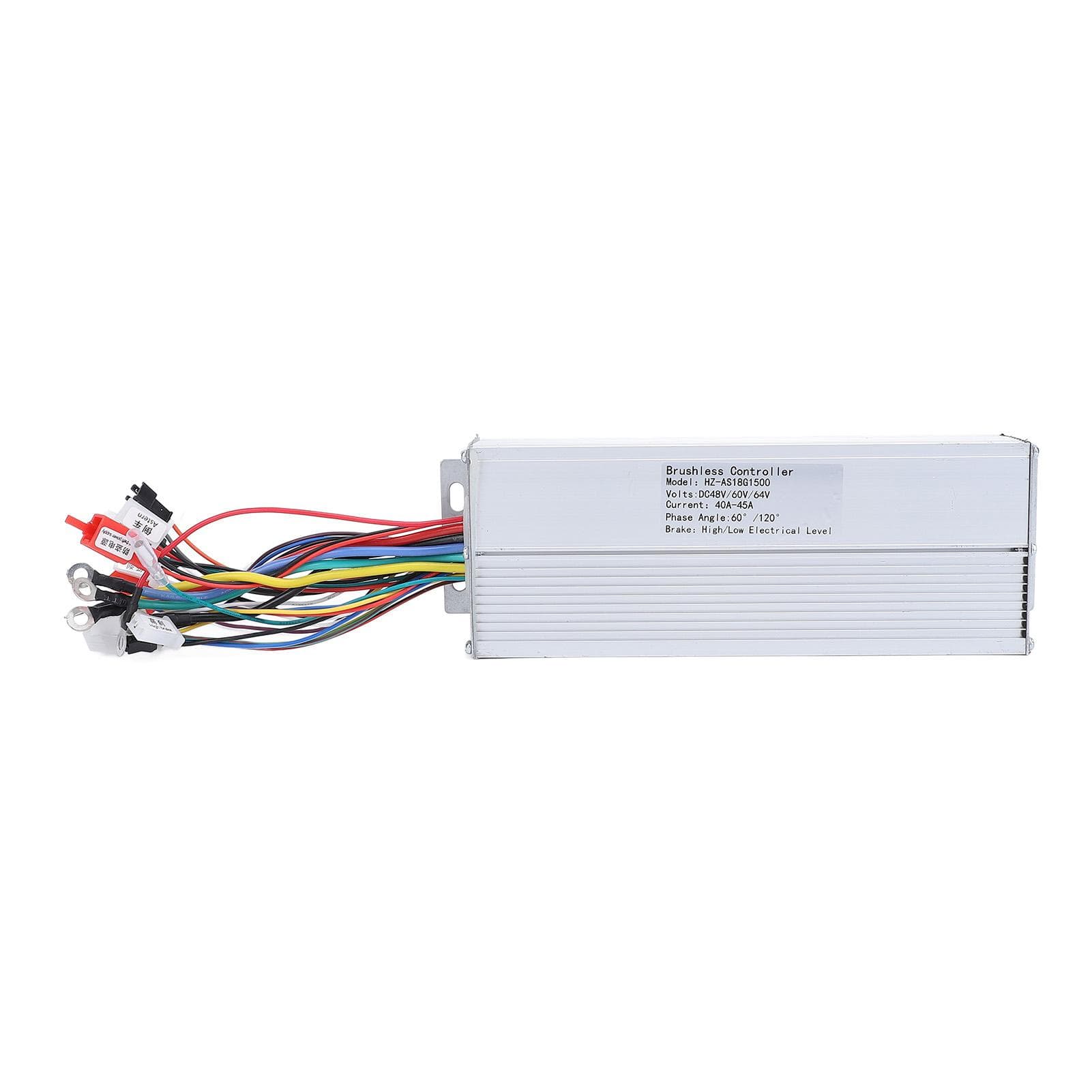 48V 60V 64V 1500W Electric Scooter Controller Intelligent Brushless Motor Controller Aluminum Alloy