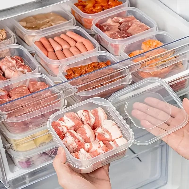 Refrigerator Meat Freezers, Fruit and Vegetable Containers, Ginger, Garlic and Leek Food Storage Containers 1pc