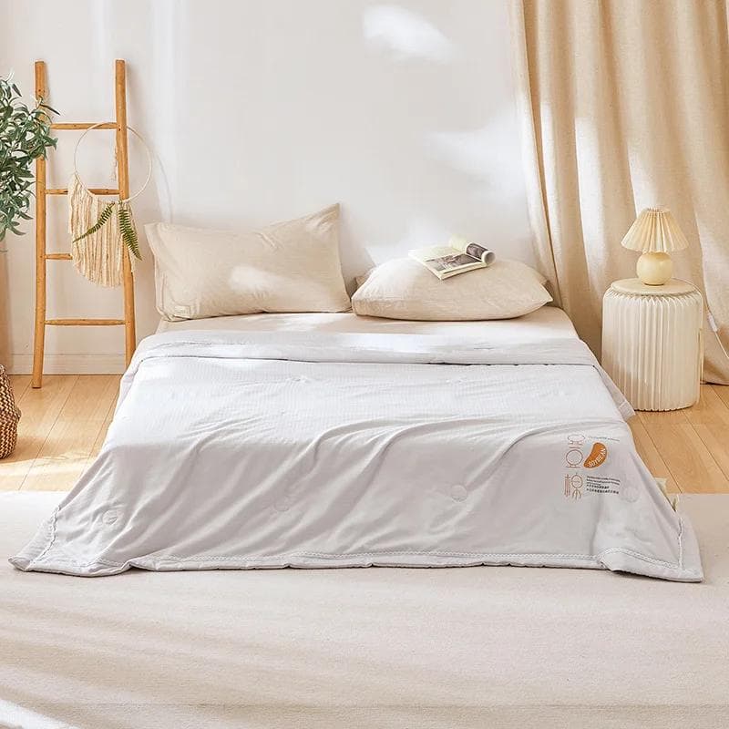 New Summer Blanket Quilt for Spring and Autumn Printed Washed Raw Cotton Soybean Quilt 150x200cm 1.25kg