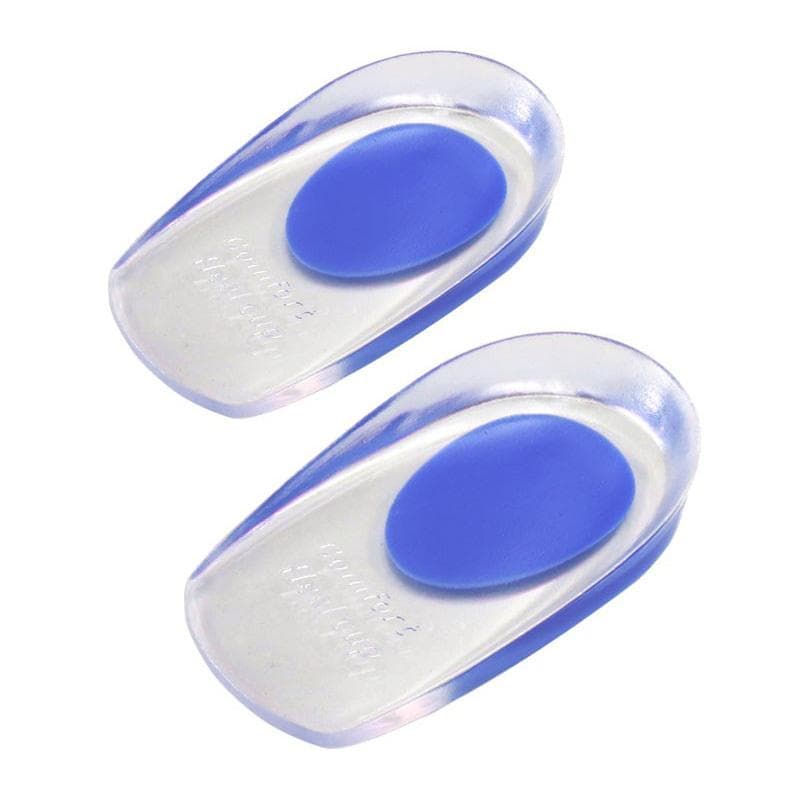 Silicone Heel Pads Plantar Fasciitis Man Heel Spur Silicone Gel Heel Cups Heel Pain Heel For Shoes Foot Silicone Foot Pad s blue