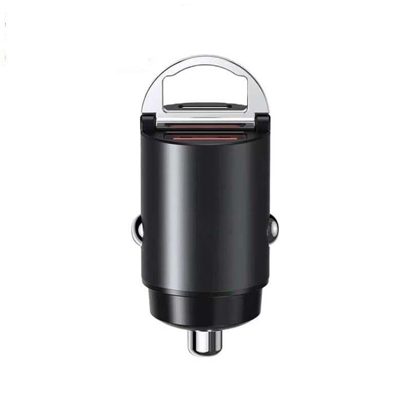 Mini 100W USB Car Charger PD Car Charger Fast Charging Car Phone Charger black