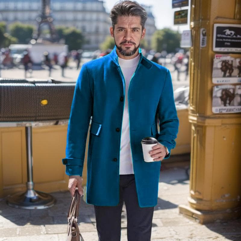 Wool Coat Men's Coat Japanese and Korean Casual Coat XL