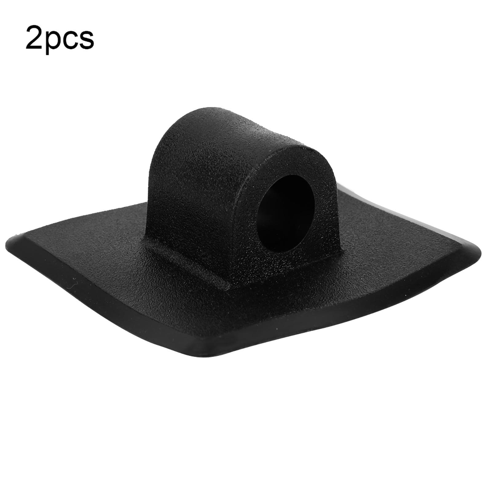 2PCS Black Plastic Engine Motor Clip Stand Holder Mount Clips for Kayak Boat Canoe