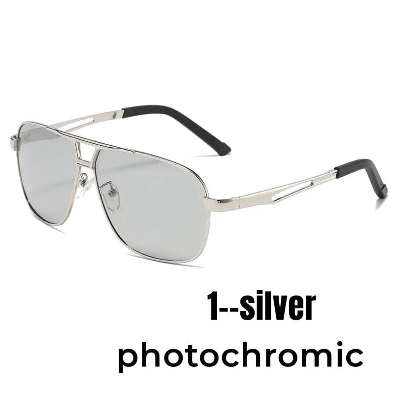 UV400 Change Lens Sunglasses Day Night Vision Men's Sports Driving Glasses Fashion Trend Eyewear AS PICTURE