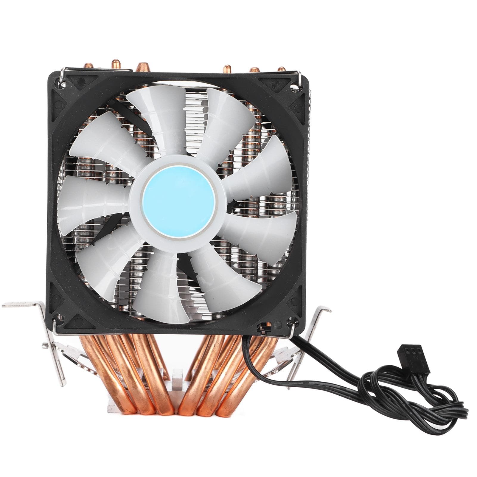 CPU Fan Dual Tower Design 2 90mm3.5in Fans 6 Heat Pipes Low Noise Computer Cooler for PC
