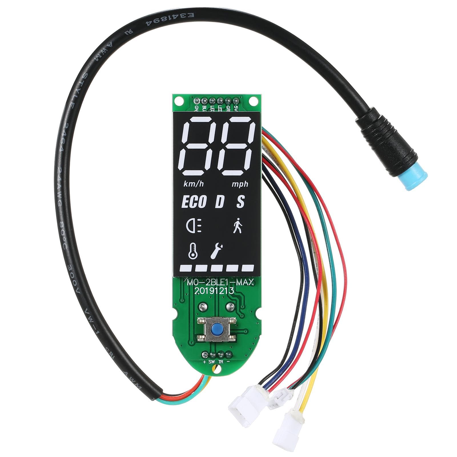 Dashboard Circuit Board Replacement for Ninebot Max G30 Electric Scooters multicolour