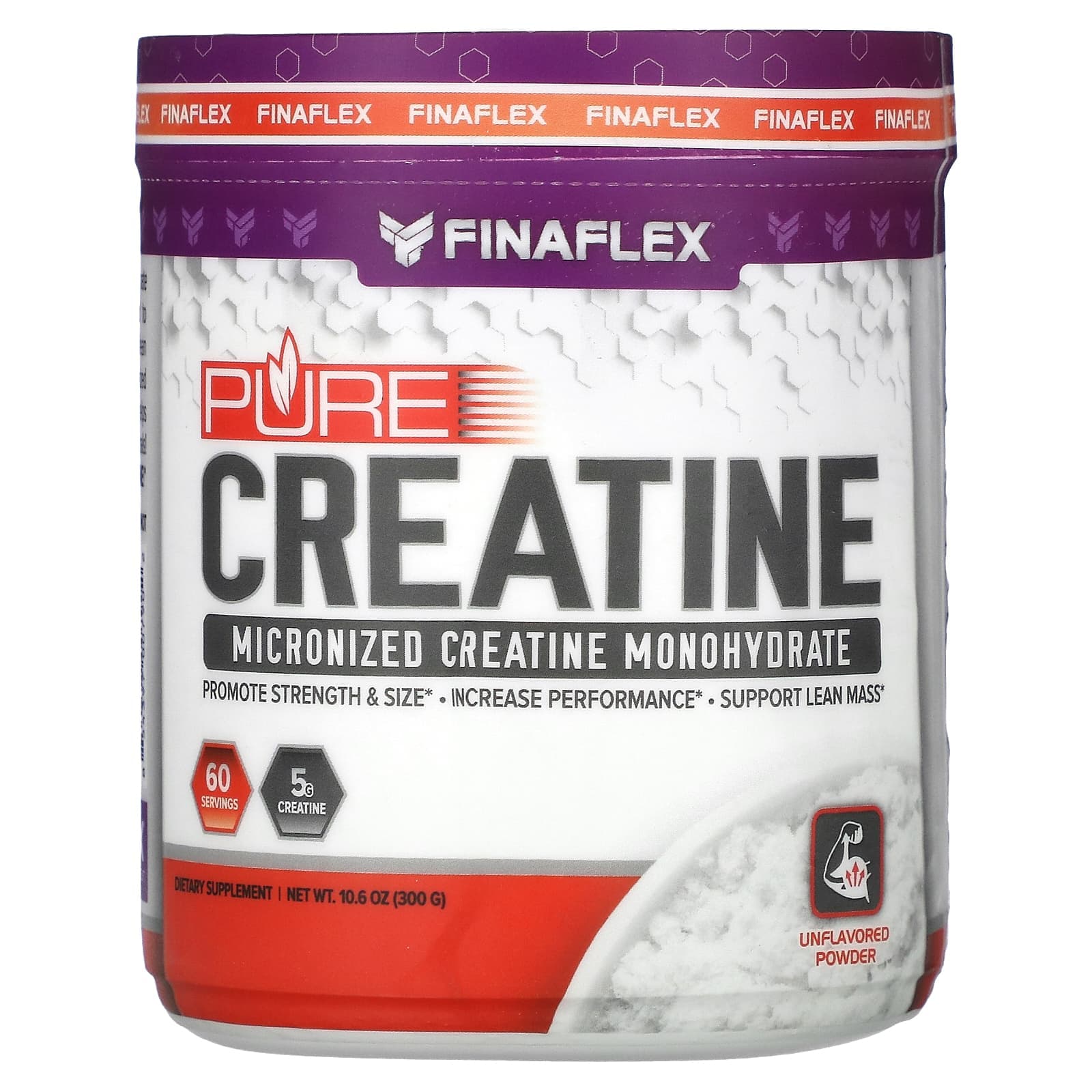 Finaflex, pure creatine powder, unflavored, 10.6 oz (300 g)