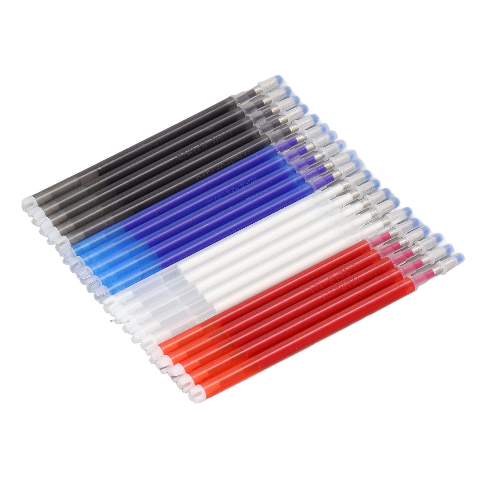 80Pcs Heat Erasable Pens Refills 4 Bright Colors Heat Erasable Steel Head Fabric Pens Refills for
