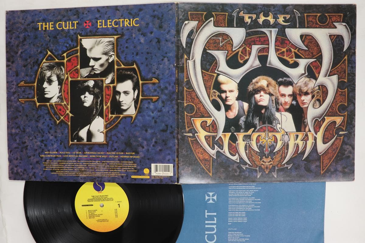 LP Record CULT Electric 125555 SIRE 1987 US Rock Used