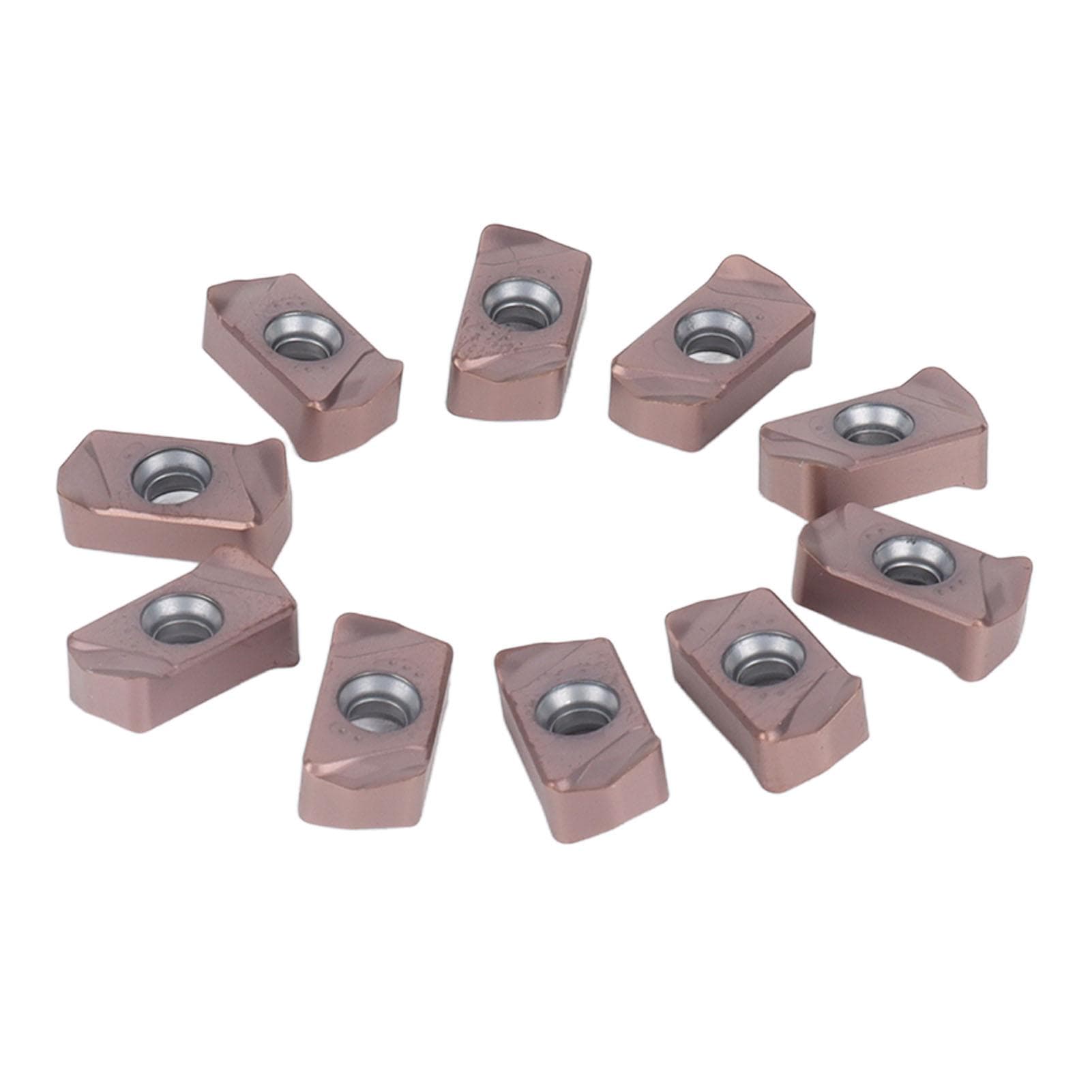 10 Pcs Turning Inserts Carbide CNC Tool Blades Lathe Turning Finishing Inserts with Coating