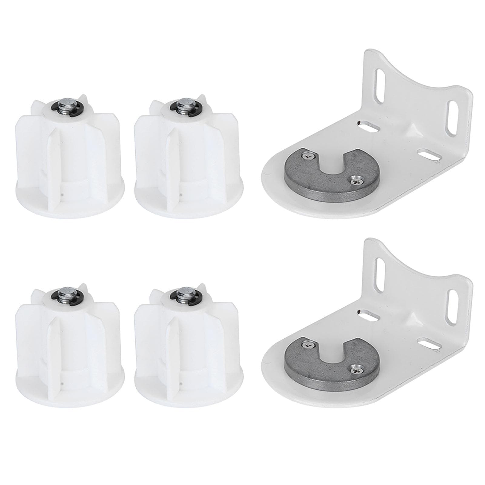 2Pcs Bearing Straight Center Bracket Manual Electric Curtain Lifting Roller Blind Accessories
