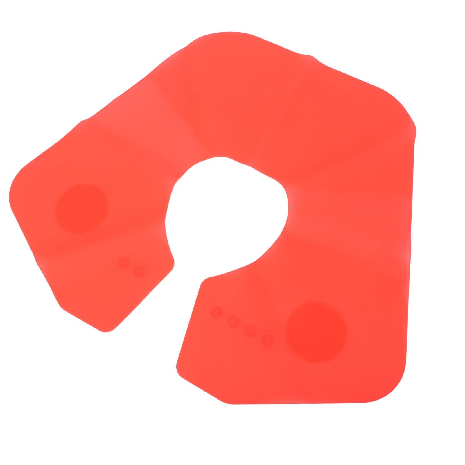 Silicone Hair Cutting Collar Weighted Front Magnetic Closure Barber Hair Cutting Pad Neck Wrap for red