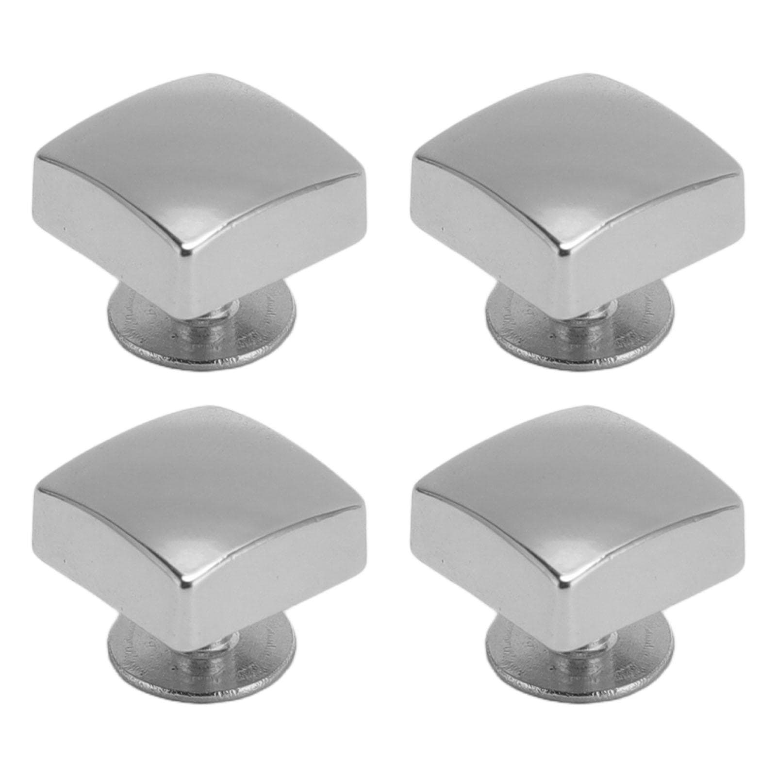 30 Sets Heel Shoe Rivets 10mm Foursquare Zinc Alloy Buttons and 6mm Crossed Iron Screws for Shoes silver