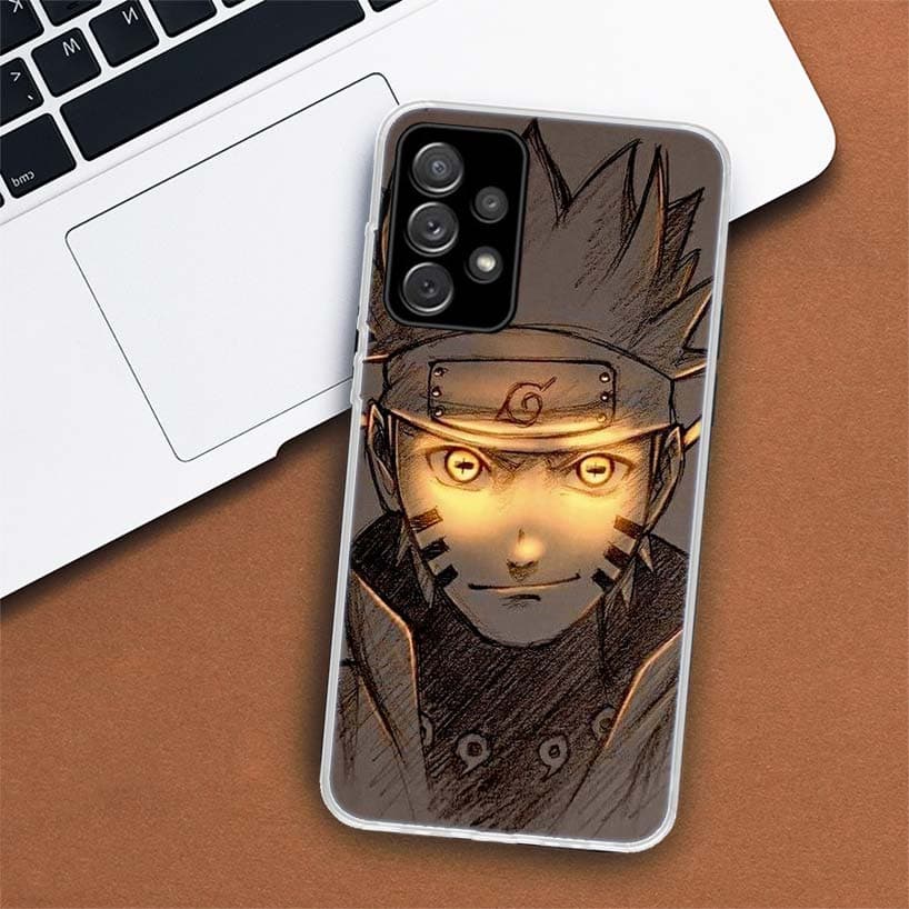 Naruto Hyuuga Anime Phone Case For Samsung Galaxy A53 A52 A73 A72 A12 5G A13 A22 A23 A32 A33 A02S A03S A42 A43 A50S Coque Samsung A52S