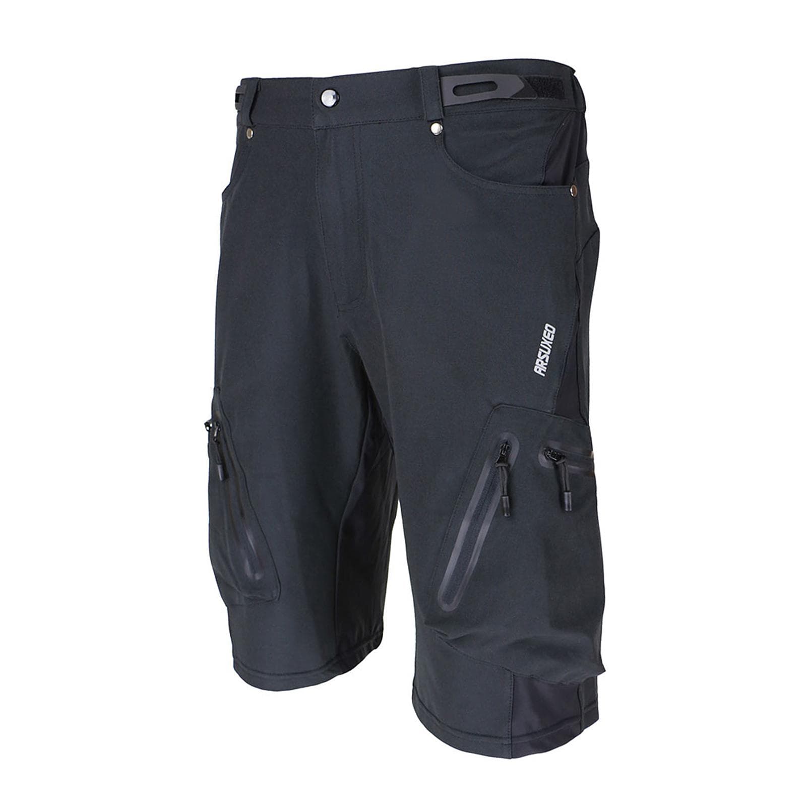 Lixada Baggy Shorts Cycling Biking Pants Breathable Sports Loose Fit Shorts Outdoor Casual Cycling XXXL black