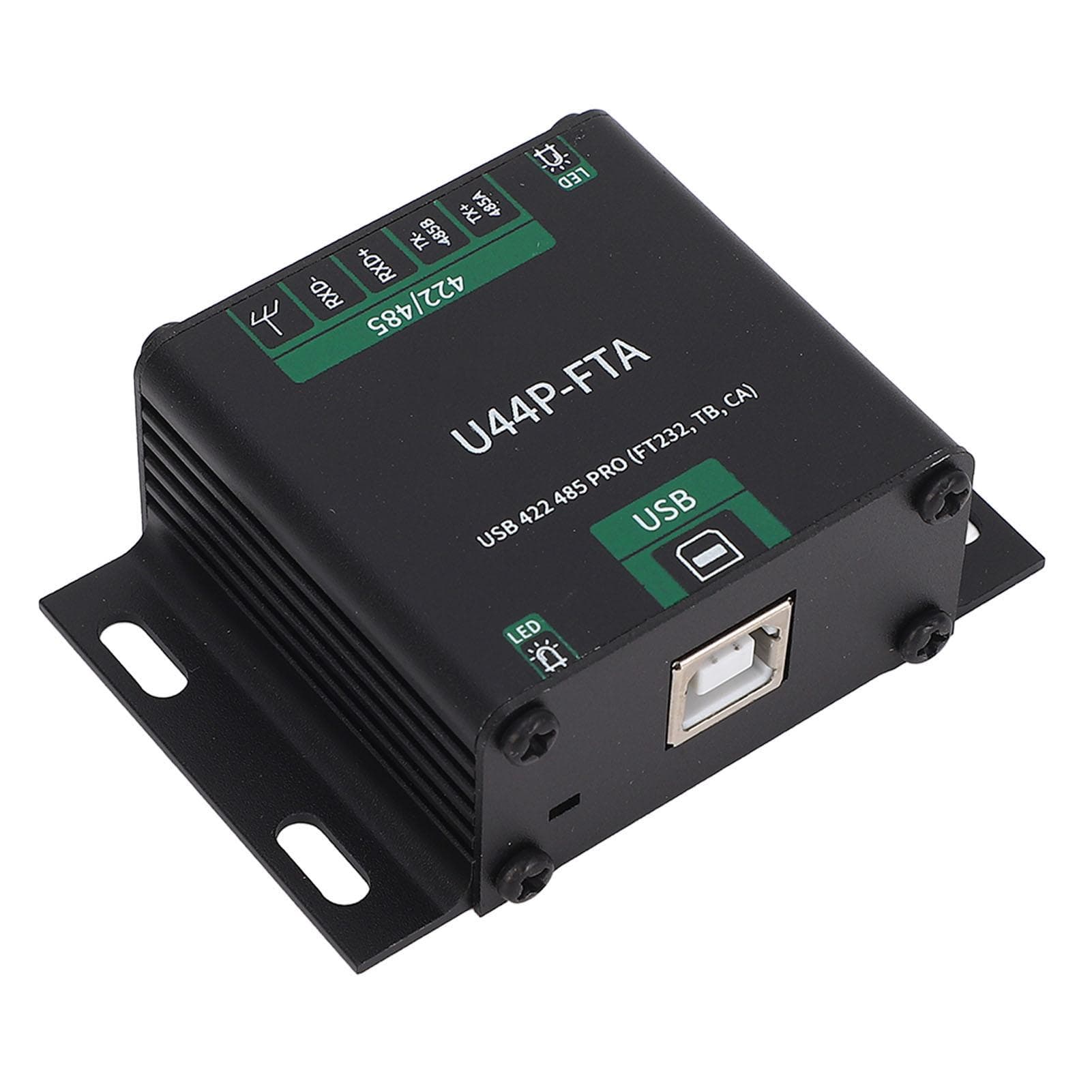 USB to 422 485 Converter Aluminum Alloy Industrial Grade Isolated Converter with LED Indicator