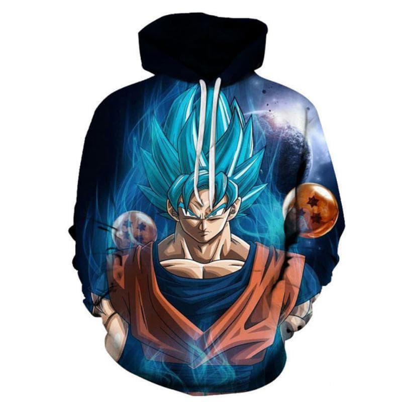 Japan Anime Dragon Ball Goku Hoodie Fashion Casual 3D Printed Hoodies Unisex Hooded Long Sleve Sweatshirt 6XL