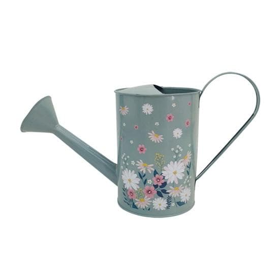 Long Spout Watering Can Large Capacity Iron Watering Pot Retro Shower Head Watering Can for Garden Balcony Indoor Outdoor Plants green