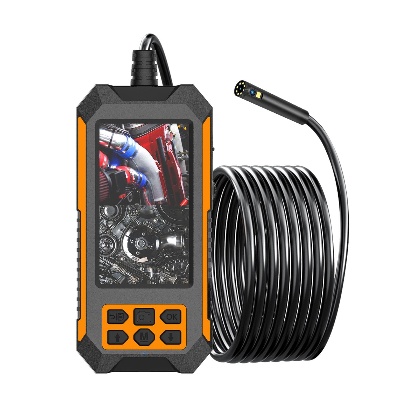 Industrial Endoscope Camera with Dual Camera 1920*1080P/2592*1944P 8 LED Light IP68 Waterproof multicolour