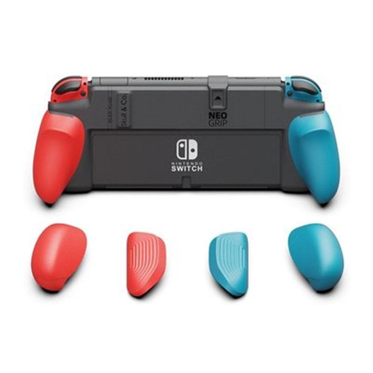 Skull&Co. Nintendo SWITCH OLED grip protective case switch oled storage bag full set Blue Red