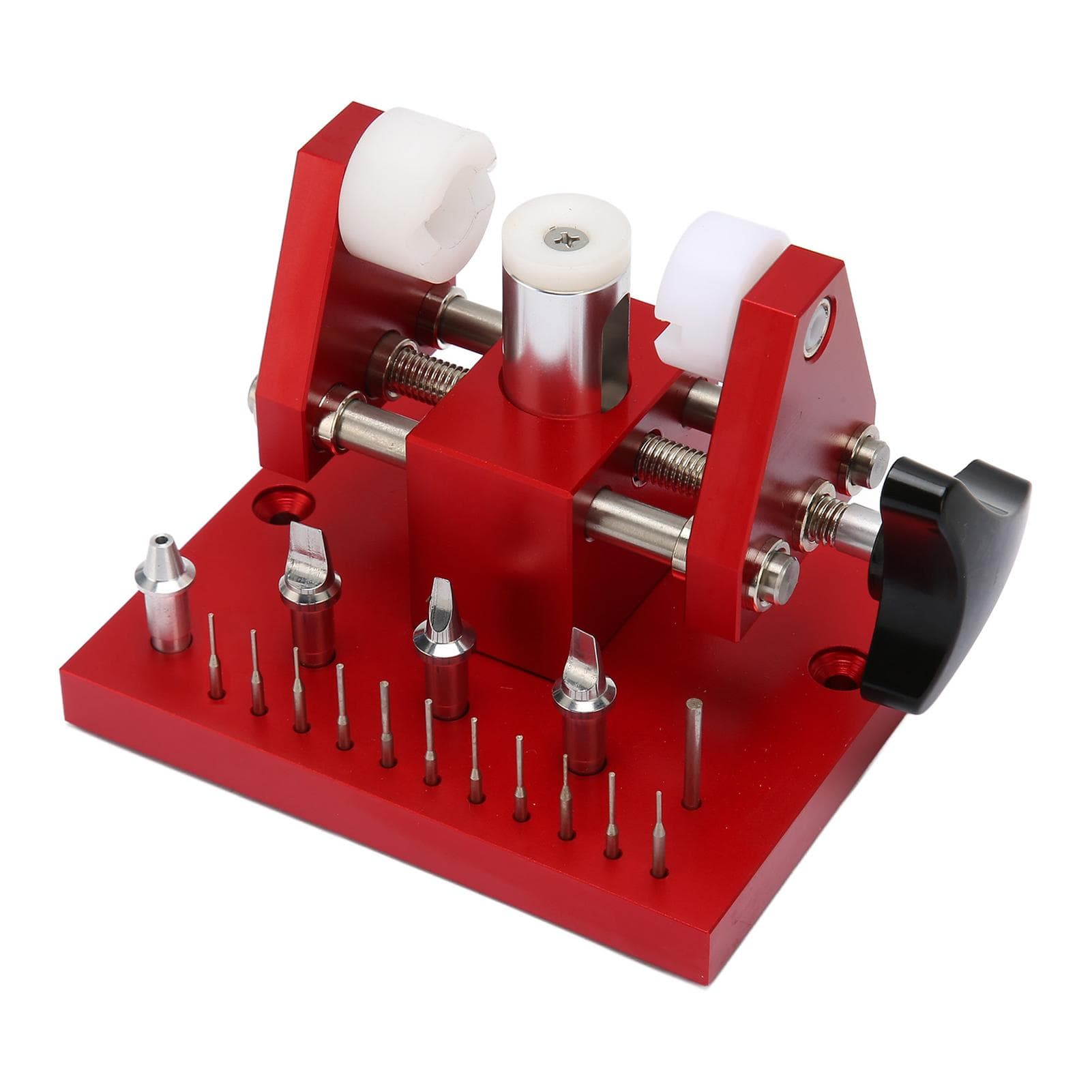 Professional Watch Back Case Cover Opener Watchmaker Repair Tool Set Watch Band Link Remover with 11Pcs Punch Pin