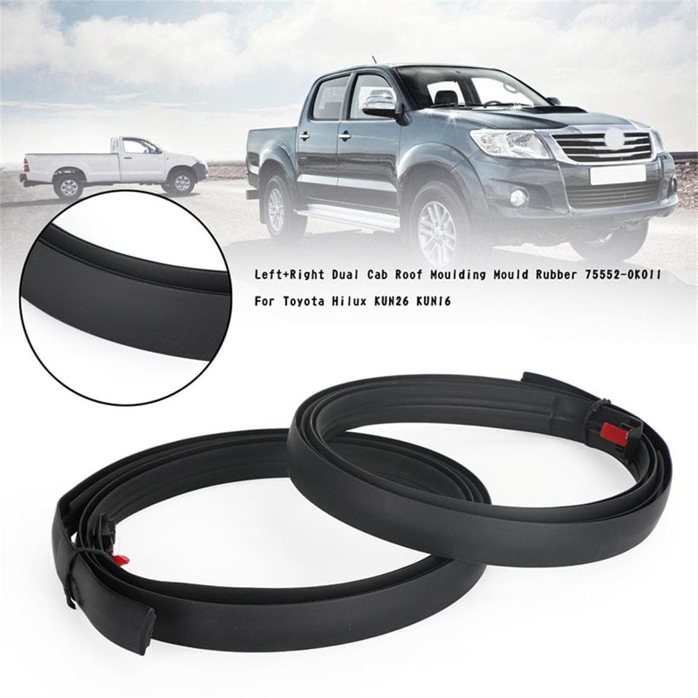 Dual Cab Roof Moulding Mould Rubber 75552-0K011 For Toyota Hilux KUN26 KUN16 Car Accessories Left and Right