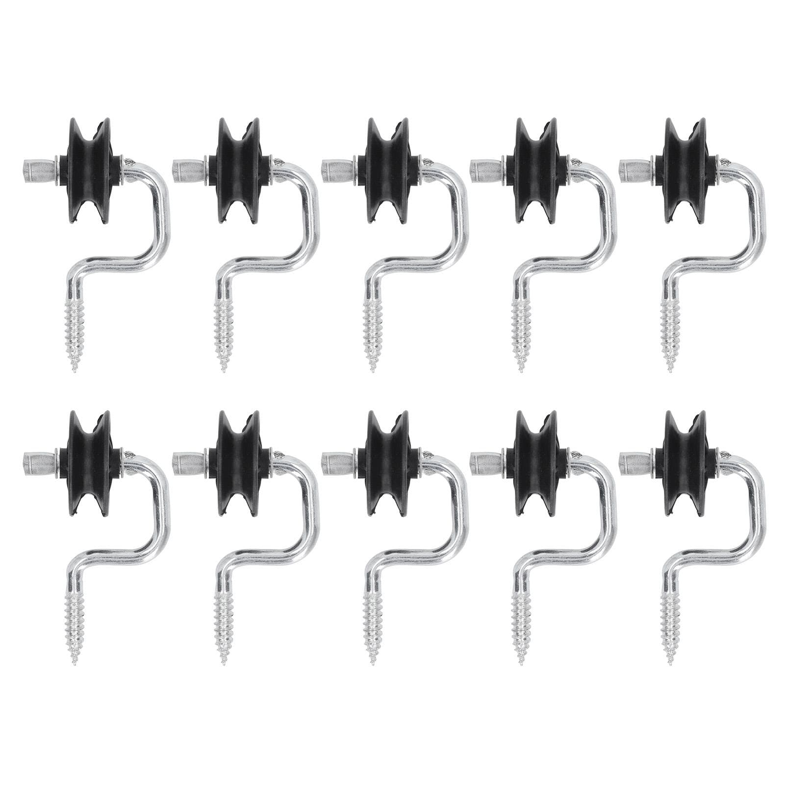 10 Pack Field Electronic Fence Front End Accessories Self Tapping Insulators Screw In Corner