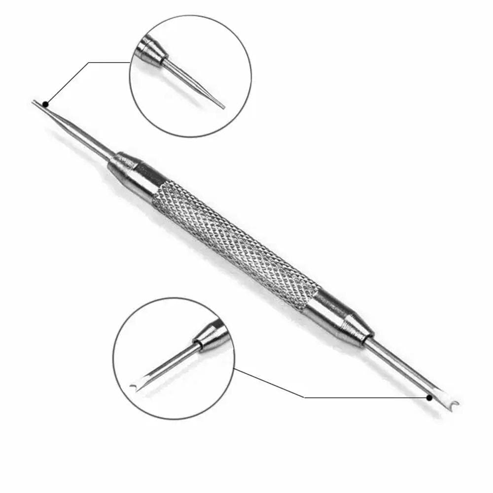 Leather Watch Strap Repair Spring Bar Connecting Pin Remover Tool silver