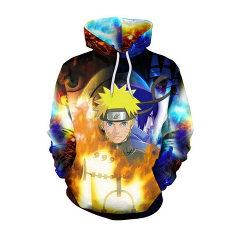 Anime Naruto Hooded Sweatshirts Men pullovers Hatake Kakashi 3D Hoodies Streetwear Unisex M