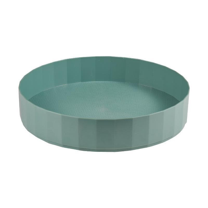 Rotating Spice Rack Organizer Seasoning Holder Kitchen Storage Tray 360° Lazy Home Supplies for Bathroom Cabinets green