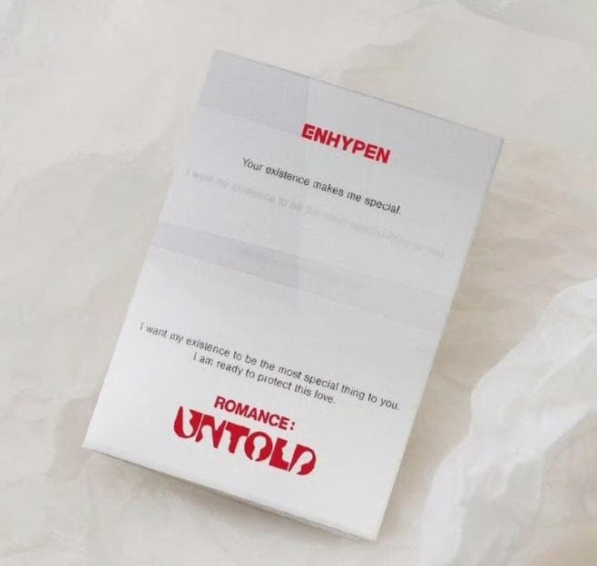 Enhypen the 2nd Album ROMANCE: UNTOLD (Weverse Ver.) 2 set