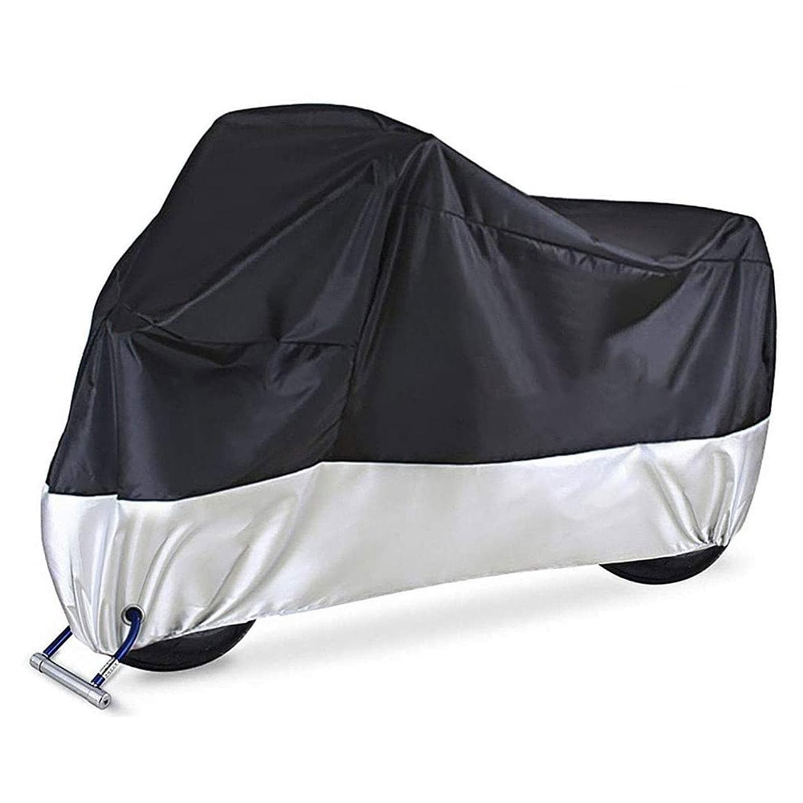 Universal Motorcycle Cover All Season 210D Oxford Waterproof Motorbike Covers with Lock Holes XXL multicolour