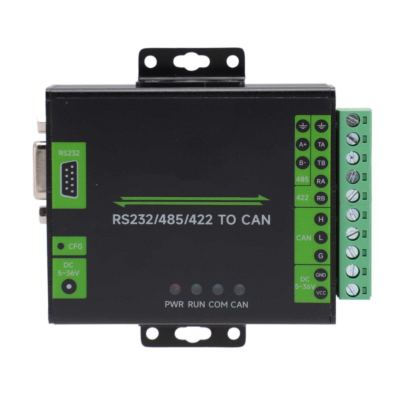 RS232 485 422 to CAN Converter Industrial Isolated Support Circuit Protection Isolated Converter