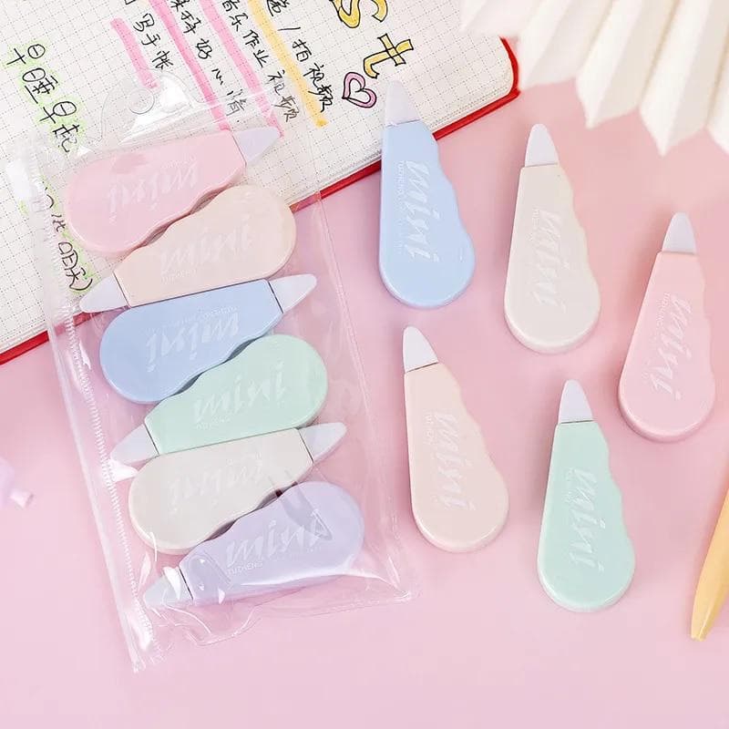 Cute Kawaii Macaron Correction Tape Altered Tools School Office Corrector Stationery Kids Sweet Novelty Supplies multicolour